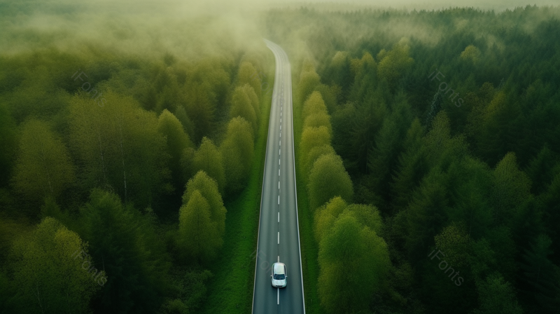 森林里的交通道路实拍摄影图,高清,摄影图,摄影图片,图片大全,摄影图免费下载